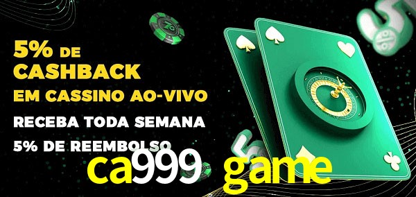 Promoções do cassino ao Vivo ca999 game